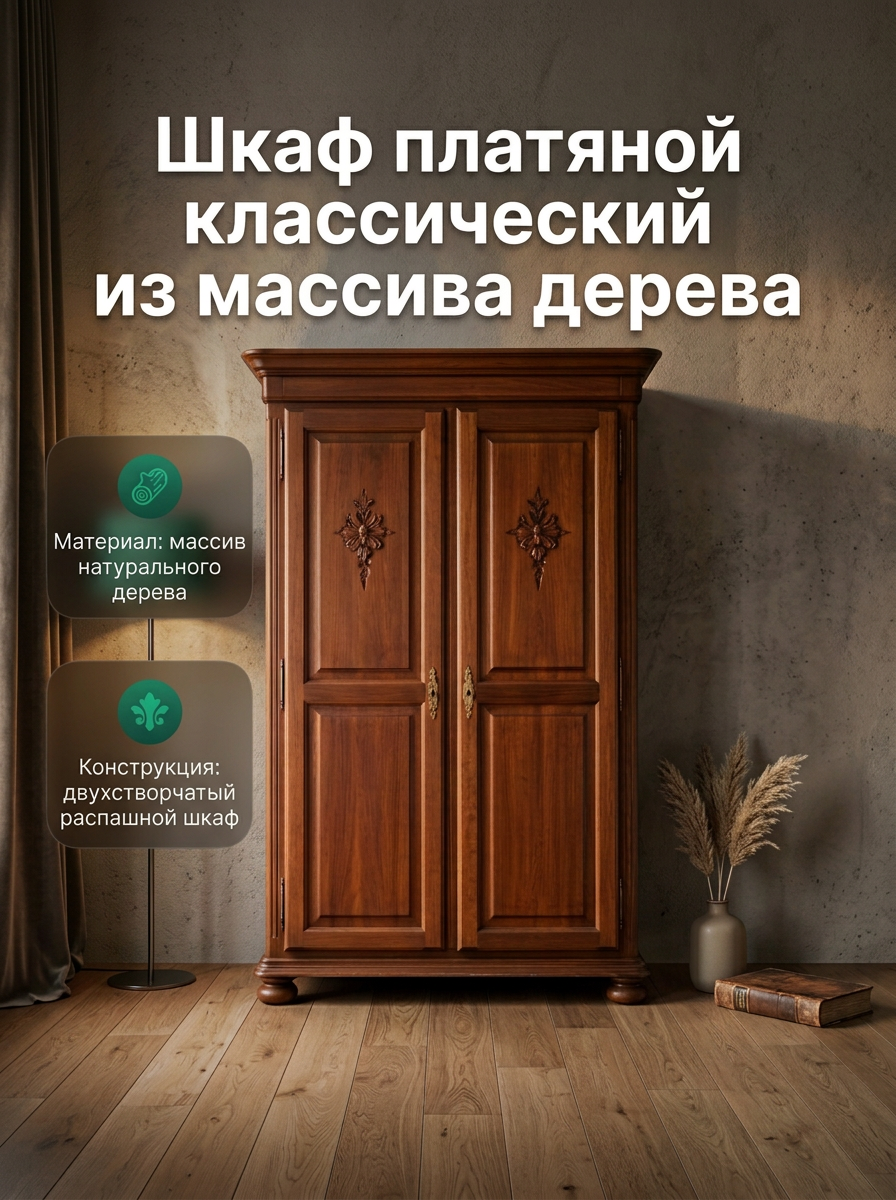 Карточка для маркетплейса после генерации нейросетью